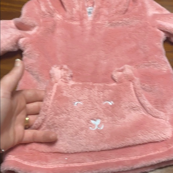 Girls pink hoodie soft - Picture 2 of 3